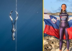 Slovenska potapljačica prekosila samo sebe: podrla svetovni rekord, ki ga je postavila sama (ne boste verjeli, kako globoko se je potopila)