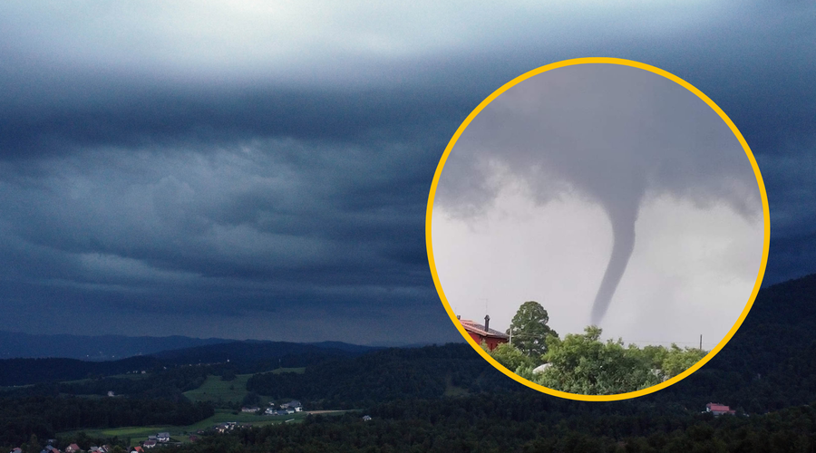 Najhujše napovedi se uresničujejo: v okolici Benetk se je pojavil tornado (FOTO) (foto: Srdjan Živulovič/Bobo/Facebook/Neurje.si/Ricky Zannini/fotomontaža)