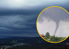 Najhujše napovedi se uresničujejo: v okolici Benetk se je pojavil tornado (FOTO)