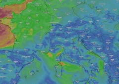 To je spletni radar padavin, ki ga Slovenci najpogosteje uporabljamo za iskanje vremenskih informacij