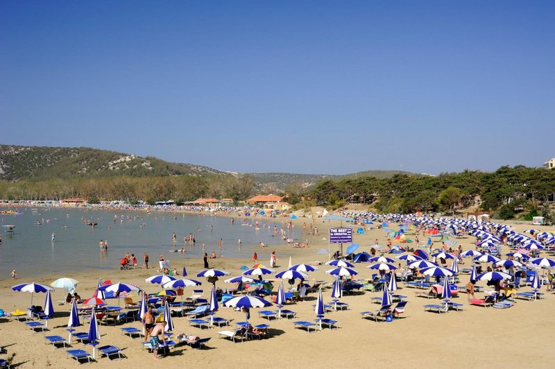 Rajska plaža na Rabu.