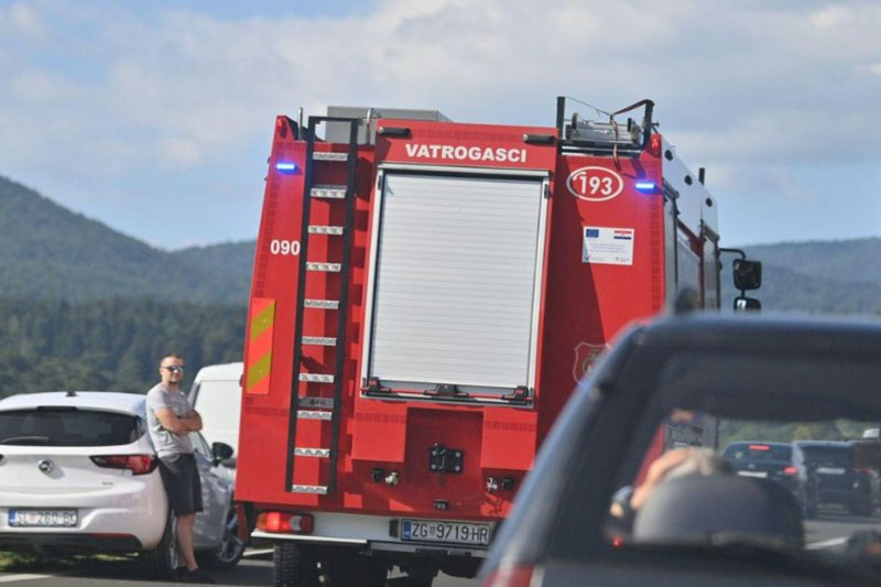 Reševalni pas je omogočil hitri prihod gasilcev.