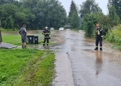 Srčnost izjemnih gasilcev ne pozna meja: z močno poplavljenega območja reševali konje (FOTO)