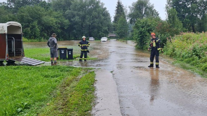 Srčnost izjemnih gasilcev ne pozna meja: z močno poplavljenega območja reševali konje (FOTO) (foto: Uredništvo)