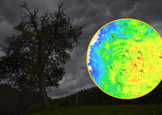 Zakaj se na radarski sliki včasih pojavijo navidezni koncentrični krogi? Imamo pojasnilo