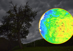 Zakaj se na radarski sliki včasih pojavijo navidezni koncentrični krogi? Imamo pojasnilo