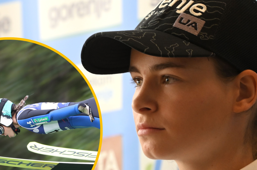 Tudi v najtemnejših časih Slovenijo razveseljujejo naši športniki (Nika Križnar postregla z vrhunskim rezultatom) (foto: Profimedia/fotomontaža)