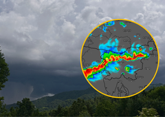 Kot da vseh težav še ni dovolj, popoldne prihajajo nove nevihte (obstaja nevarnost novih plazov in toče)