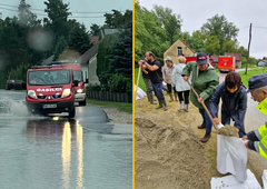 Pomurci se borijo z naraslimi rekami: v Ljutomeru izčrpani, k pomoči pri polnjenju vreč pozivajo občane