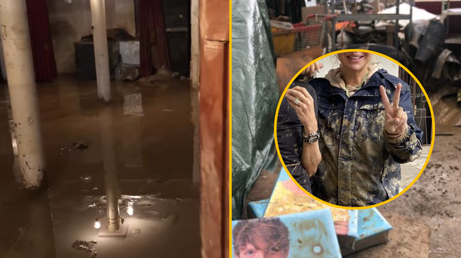 Poplave uničile prostore znanega slovenskega gledališča: pomagat so jim prišli tudi prepoznavni obrazi (foto: Instagram/spas.teater/Facebook/Neisha-Neža Buh/fotomontaža)