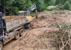 Tudi v Velenju vlada obsedeno stanje: plaz resno ogroža dve hiši, objekta so že izpraznili