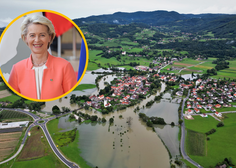 Slovenija za pomoč ob ujmi zaprosila tudi Nato, Ursula von der Leyen na ogled prizadetih območij