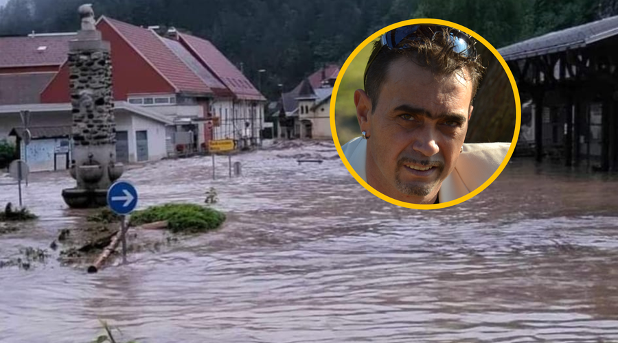 Fredi Miler o svoji potopljeni Koroški: "Ko jokaš, ker ne moreš več gledati tega" (foto: Facebook/Fredi Miler/Miša Margan/fotomontaža)