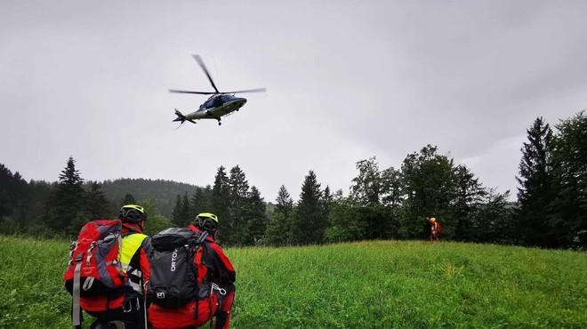 En dan, pet reševanj: gorski reševalci so imeli polne roke dela (foto: Facebook/Gorska reševalna zveza Slovenije)