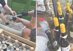 Ujma našemu trgovcu z vini uničila in poškodovala številne steklenice (preverite, kako lahko pomagate)