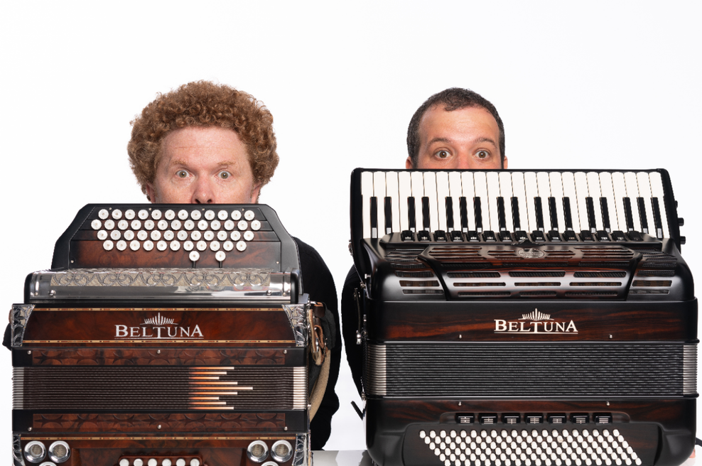 Duo Spopad harmonik je dobil novega člana: Miha Debevec je izbral ... (foto: Klemen Udovč)