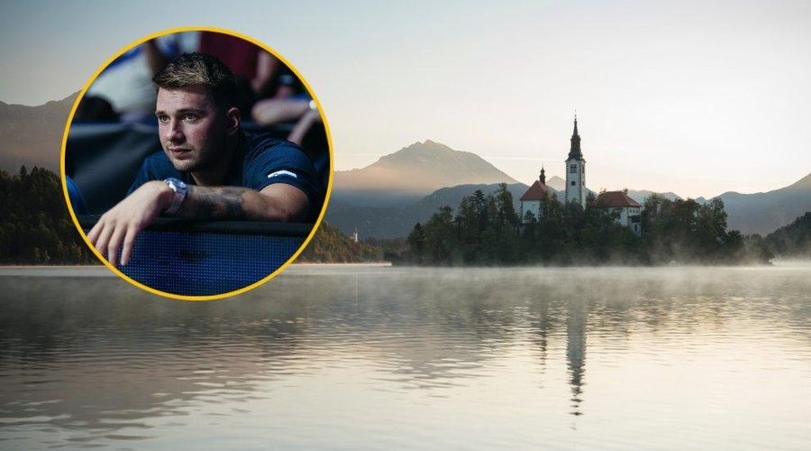 Bled kot čarobno košarkarsko prizorišče: revolucionarno plavajoče igrišče tudi v znamenju Luke Dončića (VIDEO) (foto: Profimedia/fotomontaža)