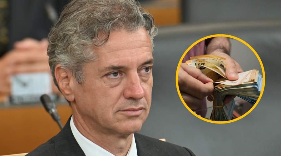 Država se je (že v začetku leta) zadolžila za 1,5 milijarde evrov (foto: Žiga Živulović j.r./Bobo/Profimedia/fotomontaža)