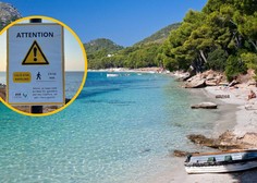 Domačinom se smeji: z lažnimi opozorilnimi znaki na plažah odganjajo turiste