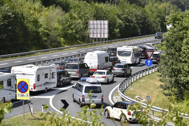Zaradi živali oviran promet na ljubljanski severni obvoznici (na avtocesti pa tudi daljši zastoj)