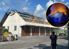 Zagorelo je pri Šenčurju: dva gasilca in gasilka so utrpeli poškodbe