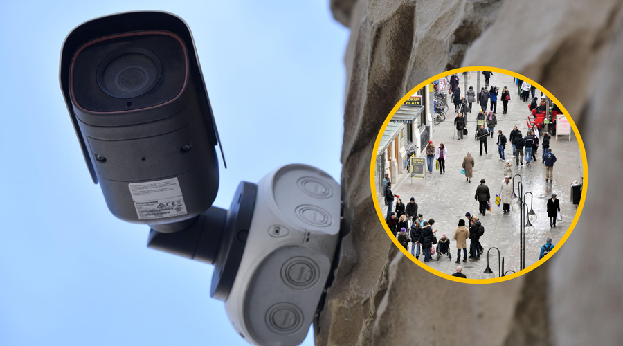 Kamere v mestih: ste vedeli, da policisti v Sloveniji uporabljajo sistem za obrazno prepoznavo? Razkrili so nam, kako deluje (foto: Žiga Živulović j.r./Bobo/fotomontaža)
