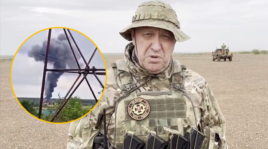 VIDEO: V letalski nesreči umrl Jevgenij Prigožin, ki se je zoperstavil Vladimirju Putinu (posnetki strmoglavljenja so grozljivi) (foto: Profimedia/Twitter/Zdeněk K/fotomontaža)