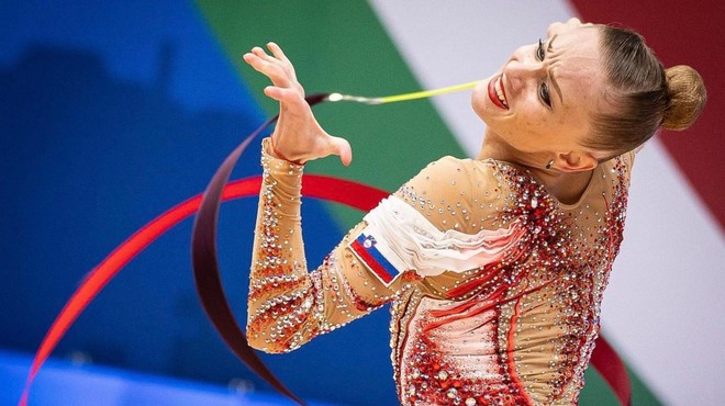 Kakšen uspeh: kolajna za Slovenijo na svetovnem prvenstvu v ritmični gimnastiki (foto: Omrežje X/Rhythmic Fierces)