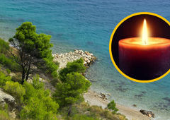 S pečine nad priljubljeno plažo padlo drevo in ubilo mlado žensko