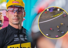 Kaos tudi na drugi etapi. Zmaga Dancu, Roglič kljub padcu ...