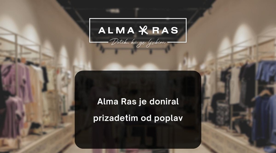 Solidarnost po poplavah: Tudi modna znamka Alma Ras ponudila pomoč ogroženim po poplavah (foto: Alma Ras)