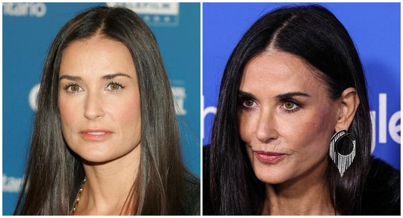 Demi Moore 2006 in danes.