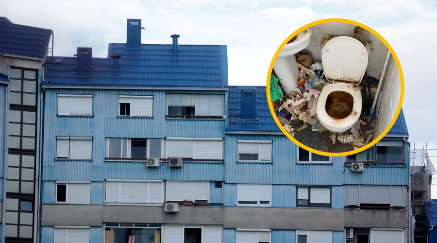 Na pomoč, živimo v večstanovanjski zgradbi, iz stanovanja sosedov se širi res neznosen smrad ... (foto: Bobo/Profimedia/fotomontaža)