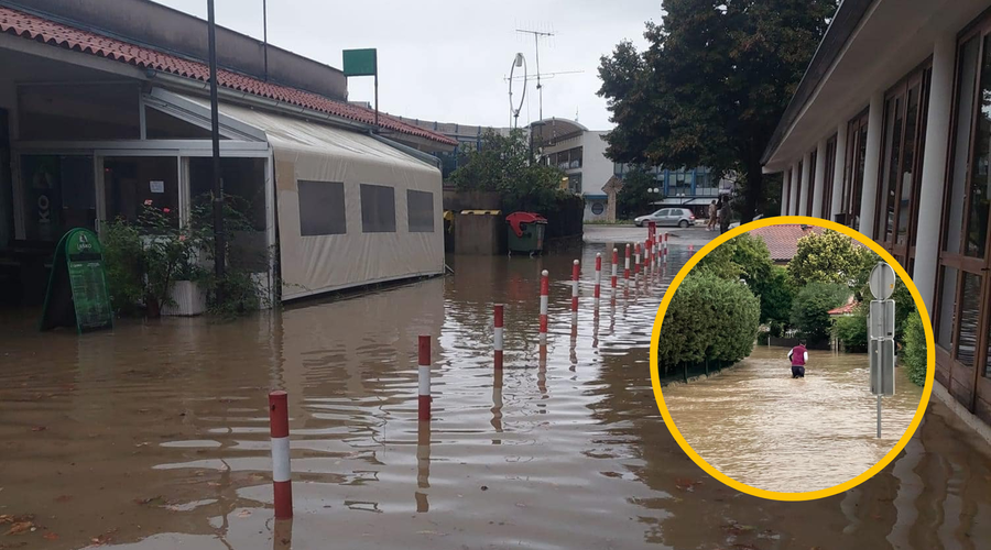 V občini Piran odpravljajo posledice naliva: poplave in zemeljski plazovi so pustili pravo razdejanje (FOTO) (foto: Facebook/Okolje Piran/fotomontaža)