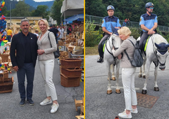 Urška Klakočar Zupančič na tradicionalni Šuštarski nedelji: "Spoštovati in negovati moramo takšno tradicijo obrti" (FOTO)