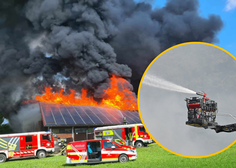 Lastnik kmetije, kjer je v ponedeljek izbruhnil večji požar: "Sumimo, da je bila vzrok sončna elektrarna"