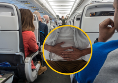 Letalo na poti v Barcelono je moralo zasilno pristati zaradi neznosnega smradu: potnik je imel hudo drisko (VIDEO)