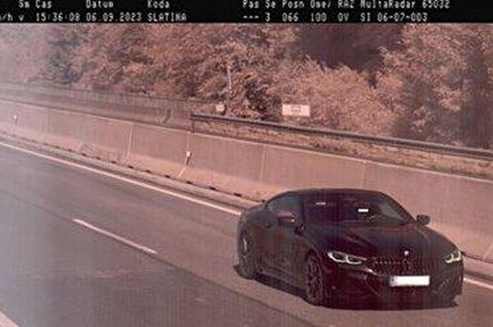 Težka noga: voznica po štajerski avtocesti s 192 kilometri na uro, kaznovali so jo s kar ... (foto: PU Celje)