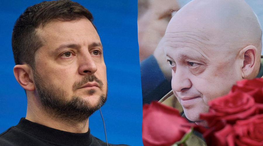 Volodimir Zelenski Vladimirja Putina javno obtožil, da je ubil Jevgenija Prigožina (foto: Profimedia/fotomontaža)