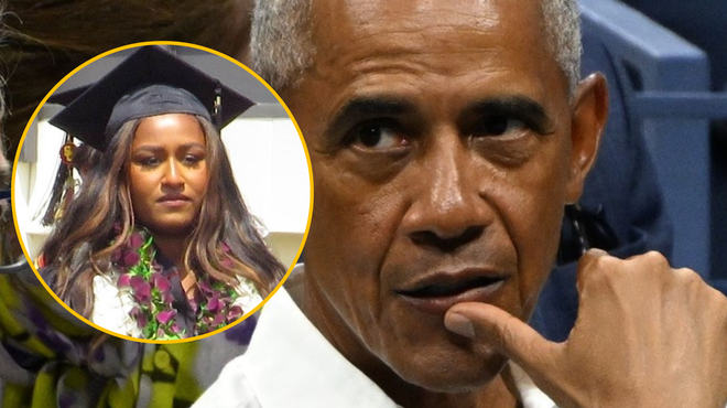 FOTO: Le kaj bi rekel Barack Obama? Njegovo mlajšo hčerko fotografirali pomanjkljivo oblečeno, v roki pa je imela ... (foto: Profimedia/fotomontaža)