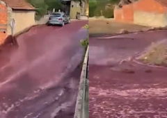 Rdeča reka: prizora domačini nikoli ne bodo pozabili (VIDEO)