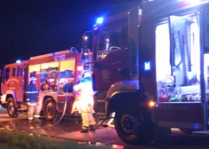 V Pomurju na električnem daljnovodu izbruhnil požar: več občanov ostalo brez elektrike
