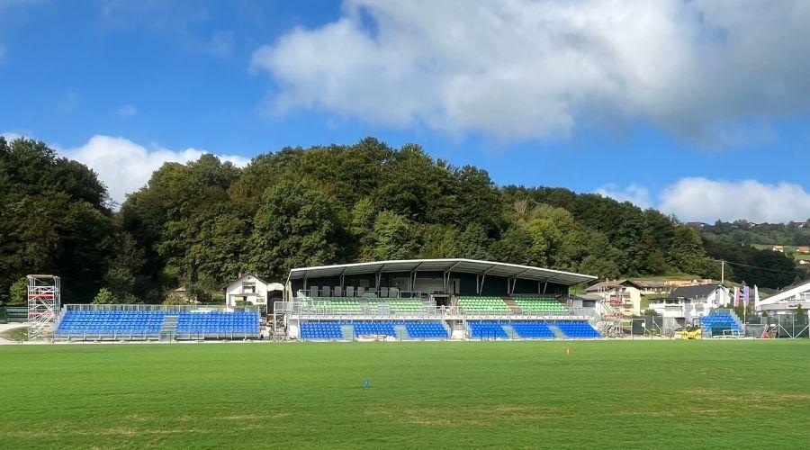 Več kot milijon evrov za prenovo nogometnega stadiona, svoj delež je prispevala tudi država (poglejte, koliko) (foto: NK Rogaška)