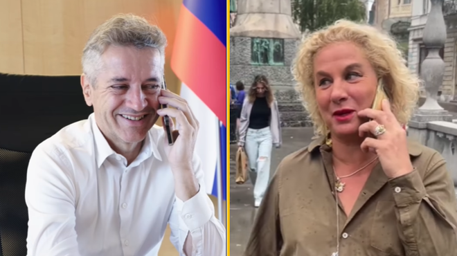 Poglejte, kako je predsednik vlade Robert Golob čestital Ani Roš ob velikanskem dosežku (VIDEO) (foto: Instagram/Robert Golob/fotomontaža)