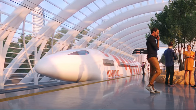 Oglejte si vlak prihodnosti, ki bo drvel s 1200 km na uro: od Berlina do Frankfurta v pičlih 30 minutah (VIDEO) (foto: Posnetek zaslona)