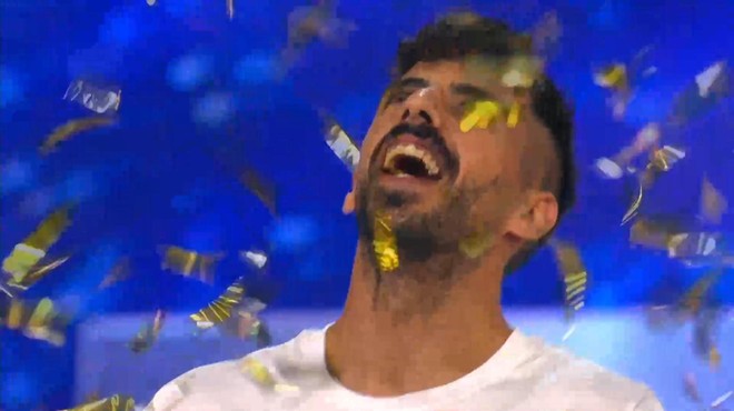 Slovenija ima talent: Ahmed iz Palestine prejel zlati gumb, nekateri gledalci jezni (foto: Voyo/posnetek zaslona)