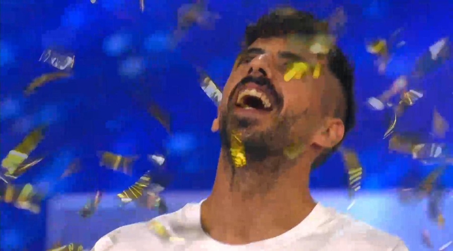Slovenija ima talent: Ahmed iz Palestine prejel zlati gumb, nekateri gledalci jezni (foto: Voyo/posnetek zaslona)