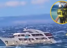 (VIDEO) Dramatično reševanje 38 turistov iz razburkanega morja: "Razmere so bile skoraj nemogoče"