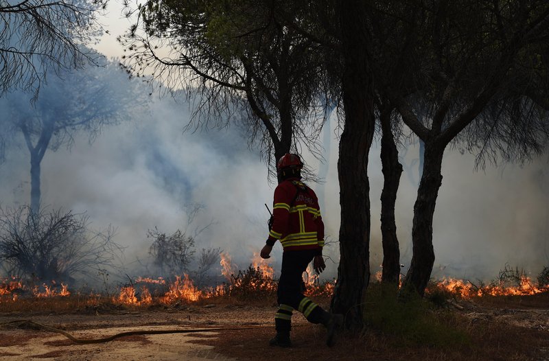 Požar na Portugalskem.