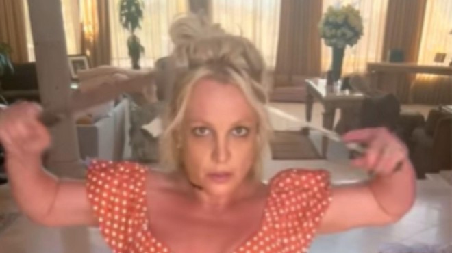 Britney Spears objavila čudaški videoposnetek in razkrila bizarno obsedenost (FOTO) (foto: Instagram/Britney Spears/posnetek zaslona)